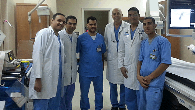 Dr. Bassiouny with his team